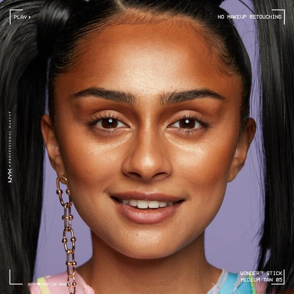 NYX Professional Makeup Wonder Stick 2-in-1 Highlight & Contour 04 Medium 0.28oz - Picture 7 of 8